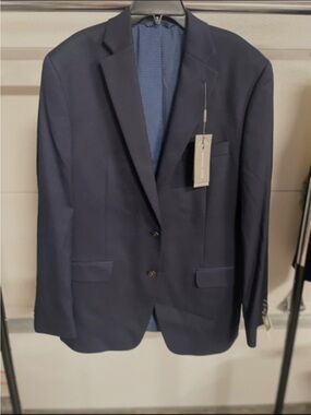 Michael Kors Dark Navy Two-Button Sport Coat